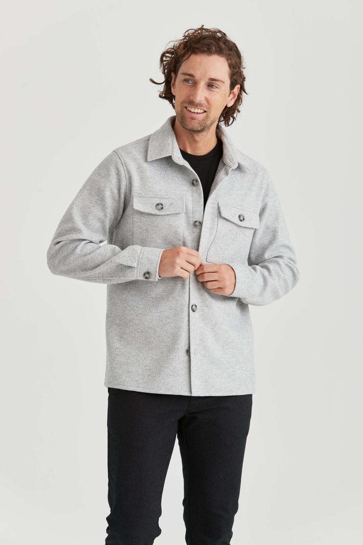 Ljusgrå Overshirt